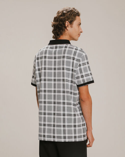 Polo Fit Regular Cuadros